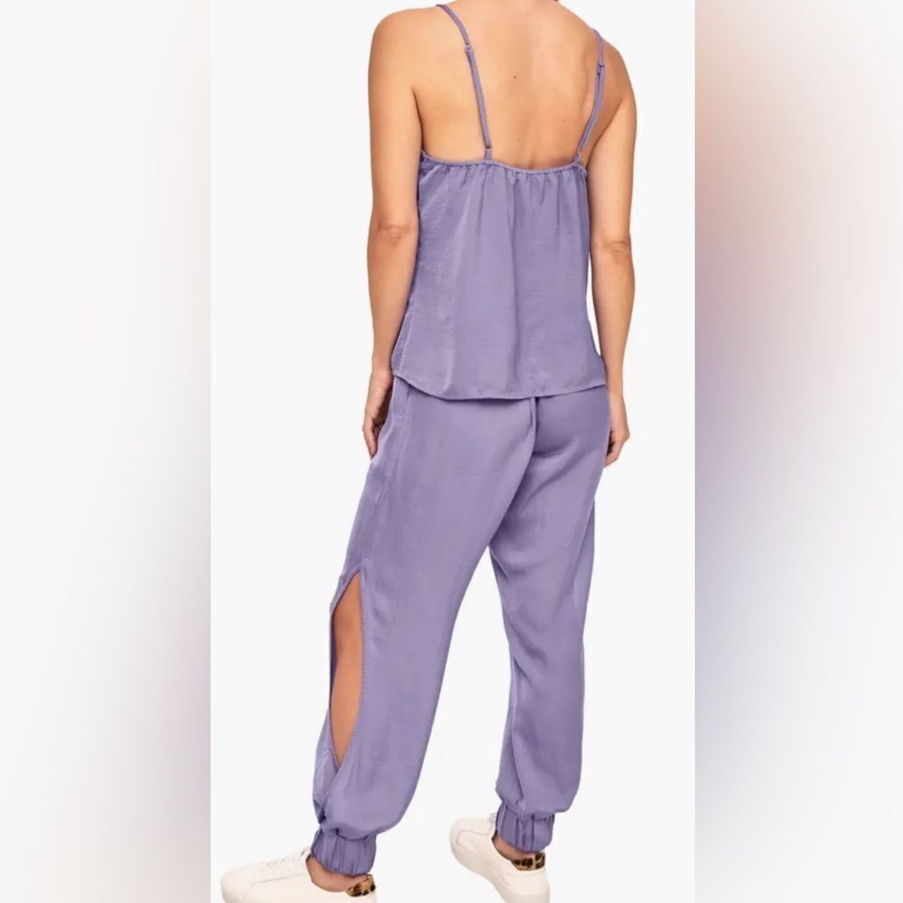 Adore Me Bethany Tank & Jogger Loungewear Set Purple Medium NWT IN PKG - Picture 4 of 9